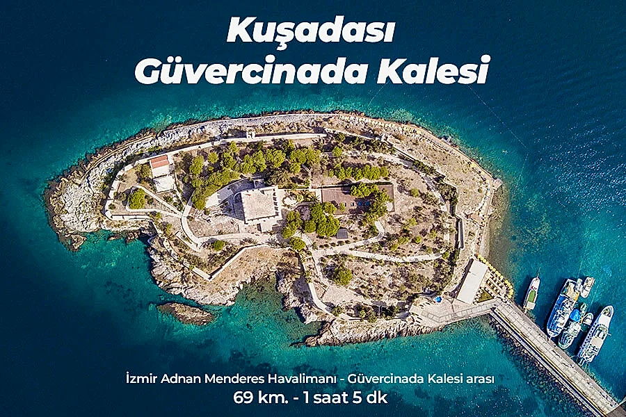 Kuşadası Güvercinada Kalesi - İzmir Kuşadası Transfer hizmeti